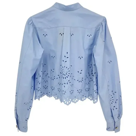 ALTUZARRA Margot Top in Danube FR34|XS - Picture 4 of 11